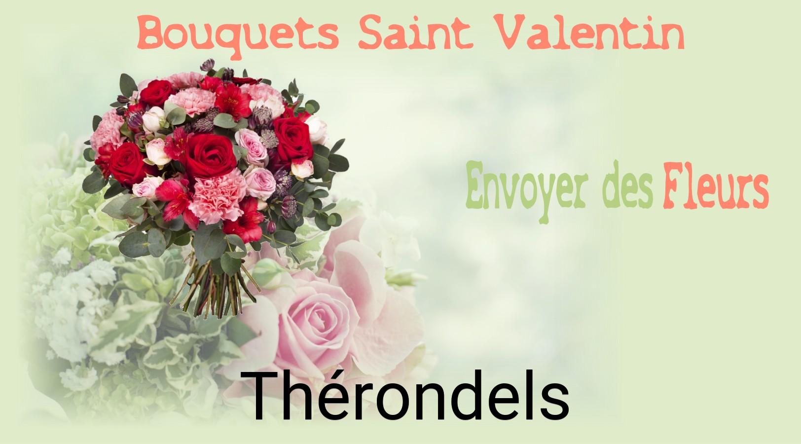 Roses de Saint-Valentin livrées à Thérondels